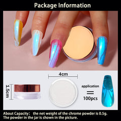 Allstarry application scene buffing powder onto cured gel producing mirror-like shine for salon finish