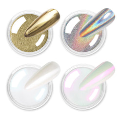 Allstarry front packaging showing the four chrome pigment pots and labels for easy identification