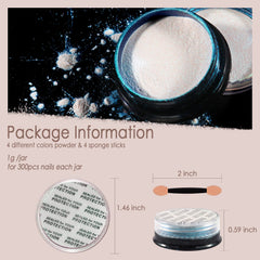 Allstarry dual-ended applicators beside jars for precise pigment placement and even coverage