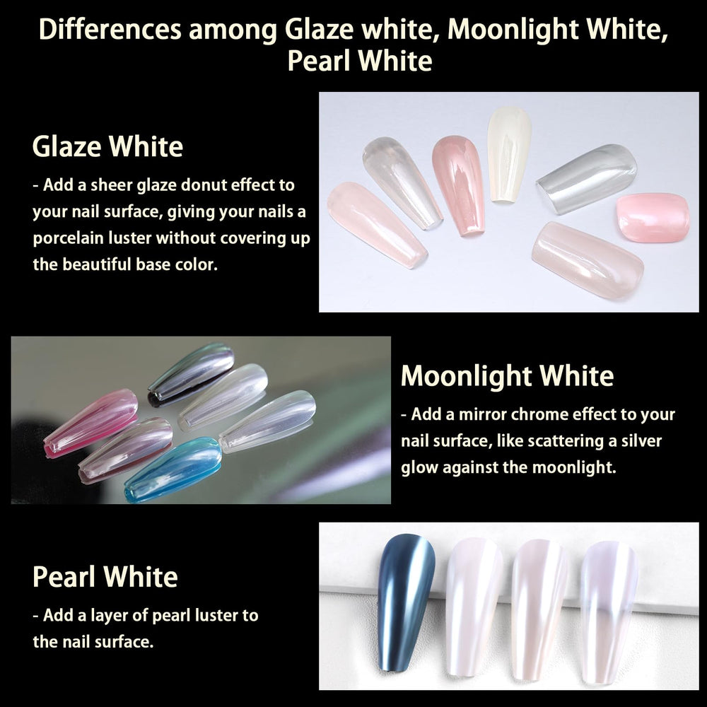 Allstarry comparison of three base colors showing versatile color-shift benefit