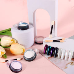 Allstarry pigment blended into clear gel demonstrating customizable tint and durable finish