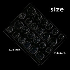Allstarry close-up of a single adhesive tab sheet highlighting easy peel and accuracy