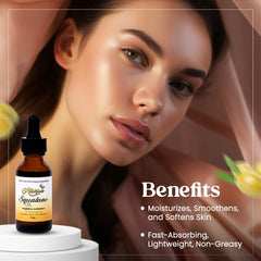 Allurials oil texture on skin demonstrating quick absorption and smoothness