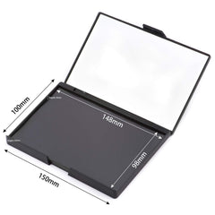 Allwon palette open showing fifteen magnetic pans for organized custom kits benefit versatility