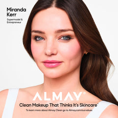 Almay concealer on hand blend demonstrating seamless, natural finish