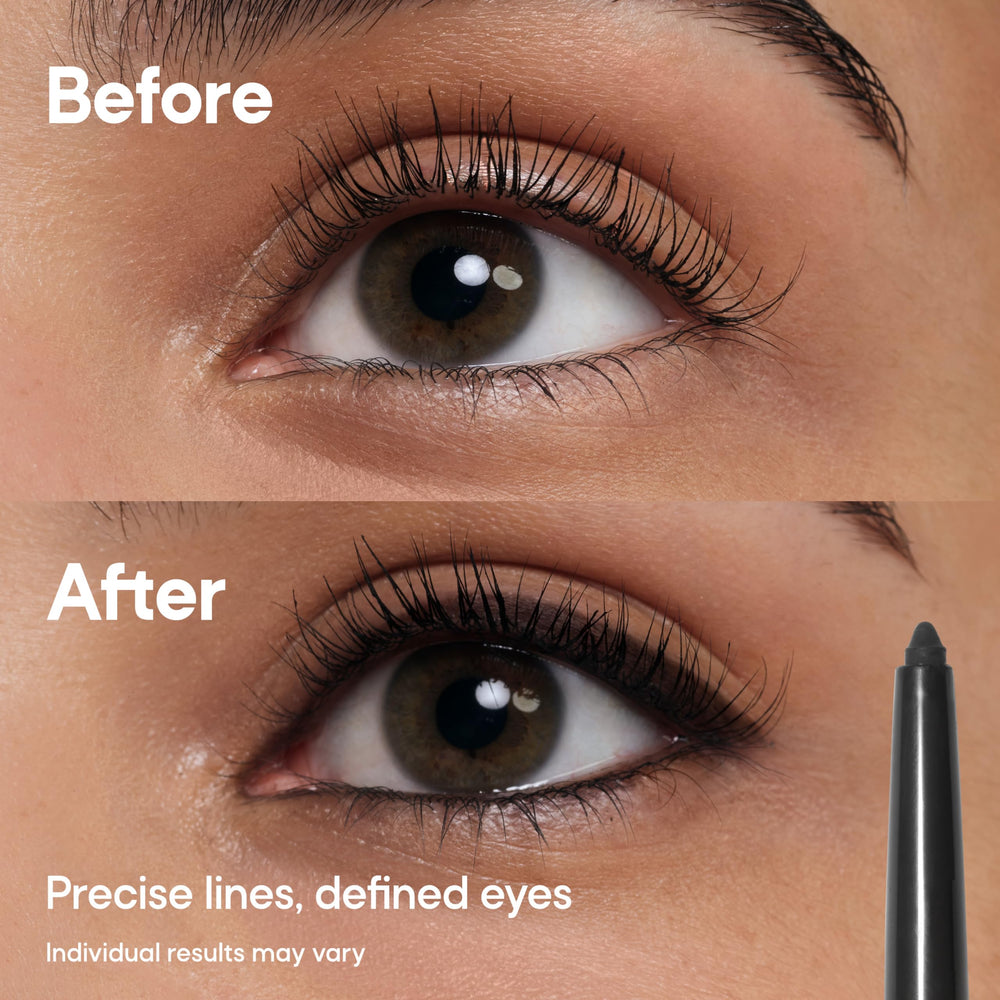 Almay eyeliner sharpener demo highlighting precision and convenience