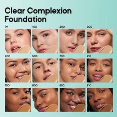 Almay foundation on bathroom vanity in lifestyle scene suggesting daily skincare-friendly wear