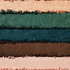 Almay open palette displaying four shades and primer for easy application