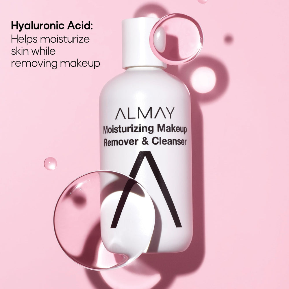 Almay in use removing mascara from lashes gently and reducing eye rubbing