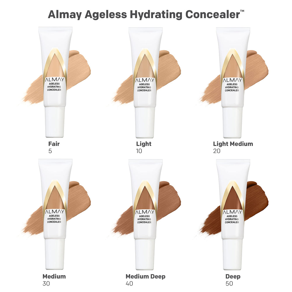 Almay label closeup lists ingredients and claims for transparency benefit