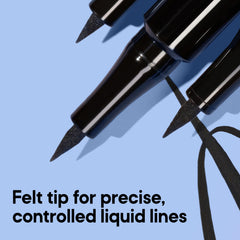 Almay navy pigment swiped to show true color and intense payoff