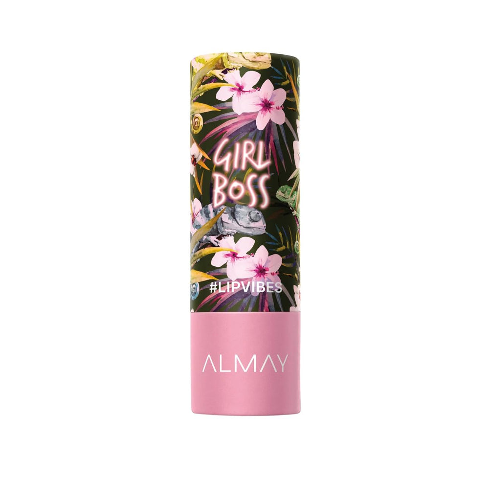 Close-up of Almay Lip Vibes bullet shape demonstrating precise application benefit