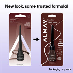 Almay liquid liner in bathroom lifestyle suggesting everyday use convenience