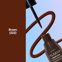 Almay liquid liner ink flow detail demonstrating smooth rich color