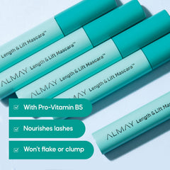 Close-up of Almay bristles highlighting even coating and gentle application