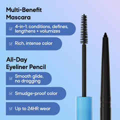 Almay mascara wand close-up showing bristles for volumizing effect