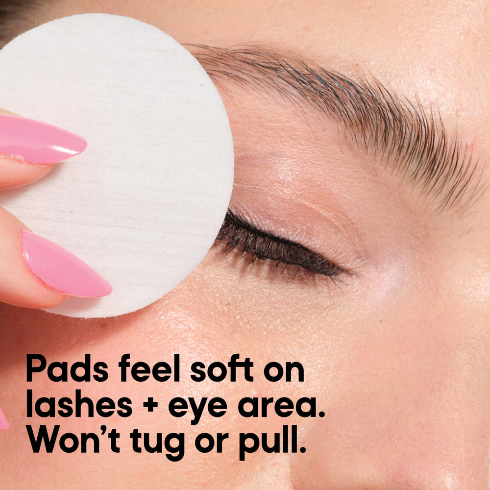 Almay pad removing mascara from lashes with minimal tugging and comfort