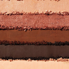 Almay open palette top view showing four shades and primer for easy application