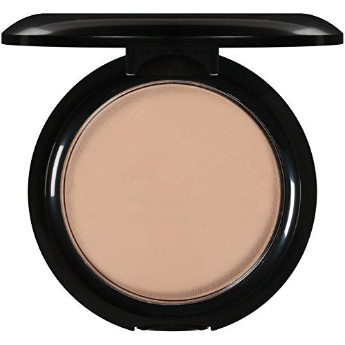 Almay powder texture swatch on skin showing lightweight coverage and mattifying effect