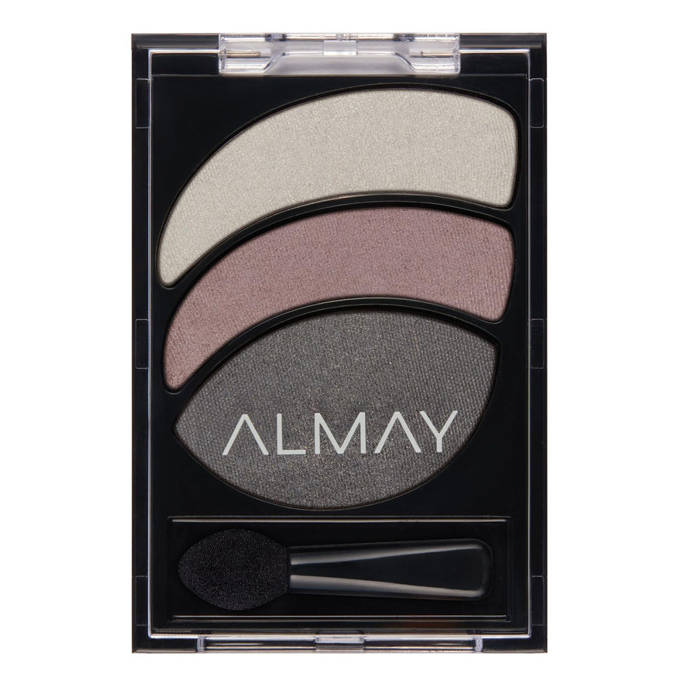 Almay Shadow Trio Lavender Haze front palette showing three coordinated shades and compact shape for quick looks