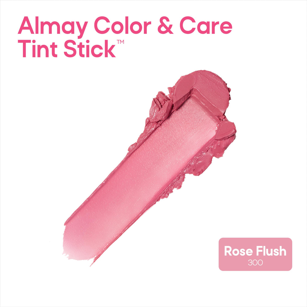 Almay closeup texture of balm showing smooth, moisturizing finish benefit