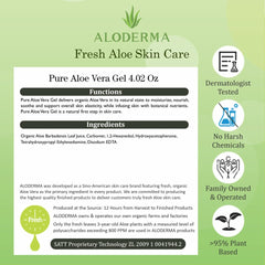 Aloderma harvested aloe plants on farm showing ingredient traceability