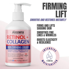 Alozera lotion applied on forearm demonstrating smoother skin benefit