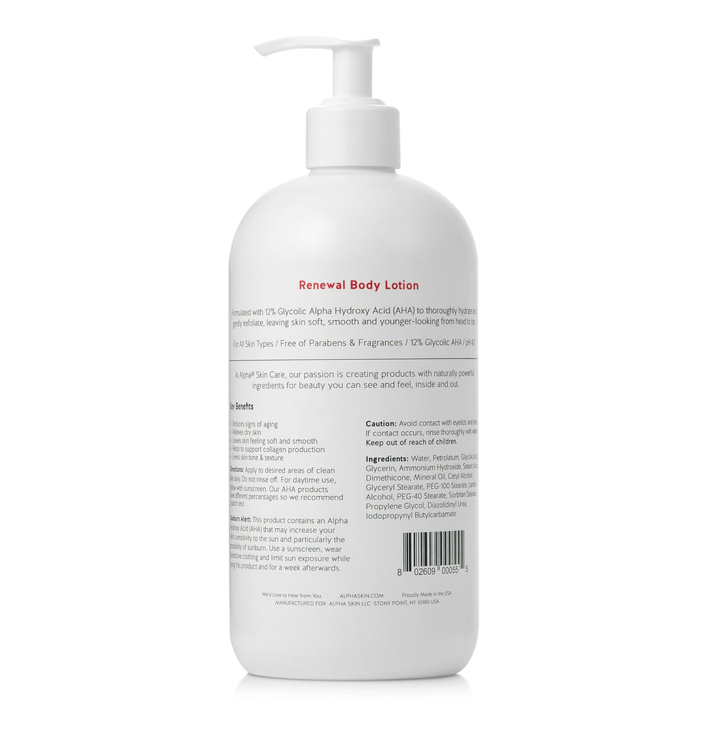Alpha lotion on bathroom vanity suggesting daily routine convenience and care