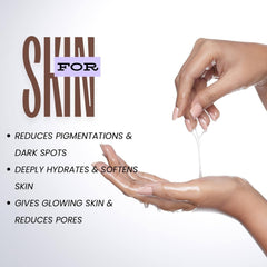 Alps Goodness smoothed on skin demonstrating hydration without greasy residue