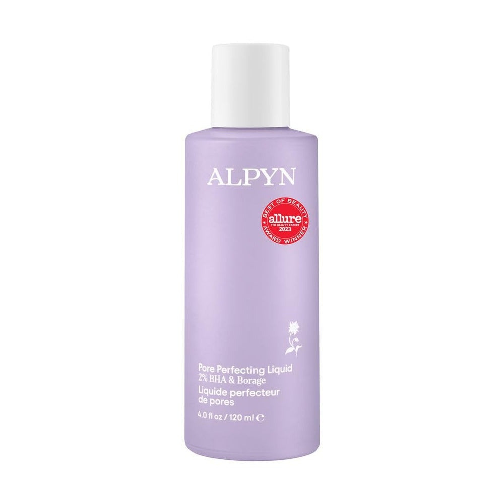 Alpyn front bottle showing label and product size for confidence