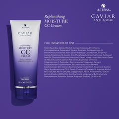 Alterna Caviar travel-size in hand showing portable protection for hair