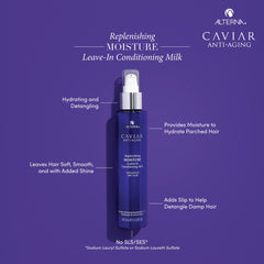 Alterna mist spraying into wet hair showing lightweight application and detangling benefit