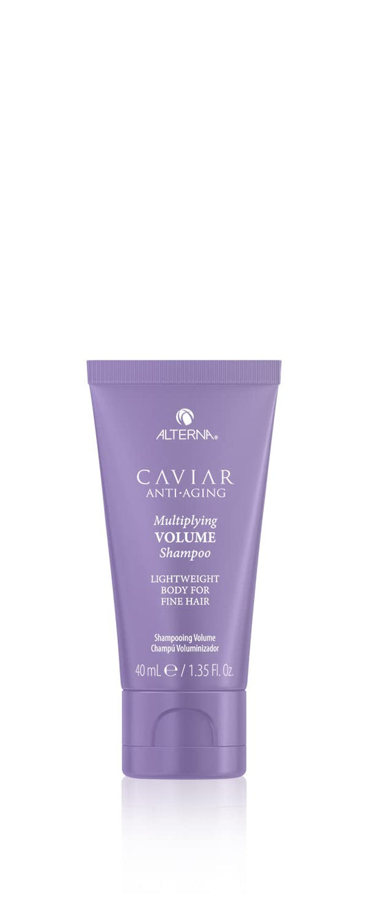 Alterna CAVIAR travel front packaging showing compact bottle and branding for convenience