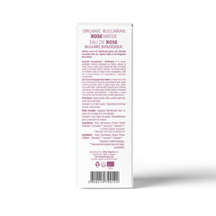 Alteya Organics fine mist spraying to hydrate skin instantly, demonstrates cooling refresh benefit