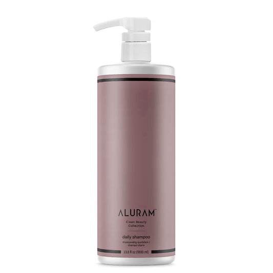 ALURAM front bottle view showing label and large 33.8 fl oz size benefit