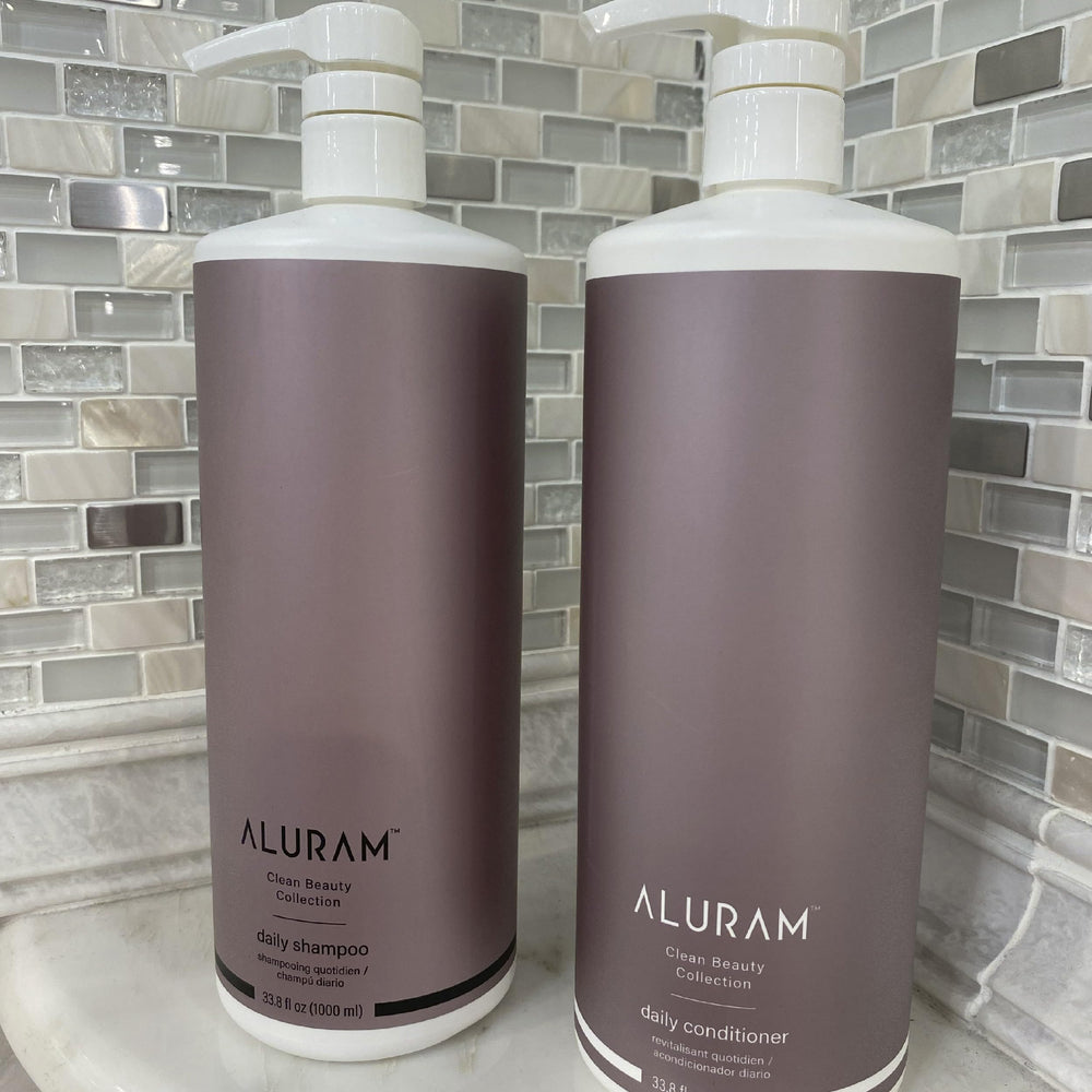 ALURAM pump and cap detail for easy dispensing and convenient use