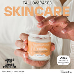 Amallow whipped texture close-up showing creamy spreadability and hydration