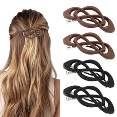 Amariver front packaging showing khaki and black barrettes and neat presentation