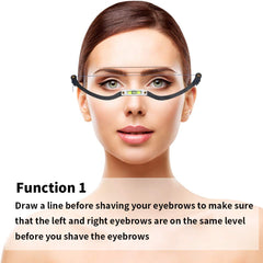 Amariver ruler detail showing measurement markings for accurate brow spacing and symmetry