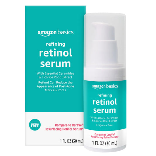 Amazon Basics front bottle showing clean label and compact size benefit