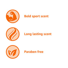 Amazon Basics in a shower scene showing sporty refresh after workout