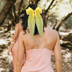 Ambesi worn in a ponytail demonstrating added volume and motion for hairstyles