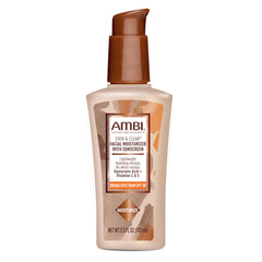 Ambi front packaging shows SPF 30 and moisturizing benefits