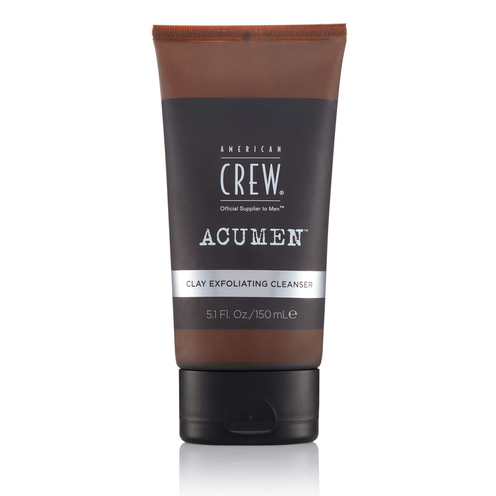 American Crew front tube showing product and branding for daily cleansing benefit