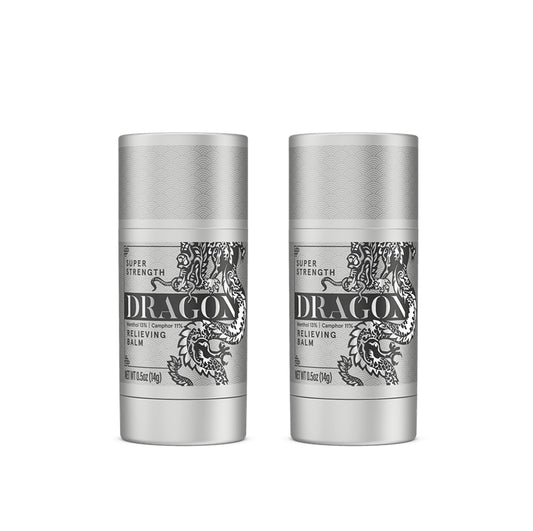 Americanna Wellness Dragon Balm front view showing compact pack and travel-ready design