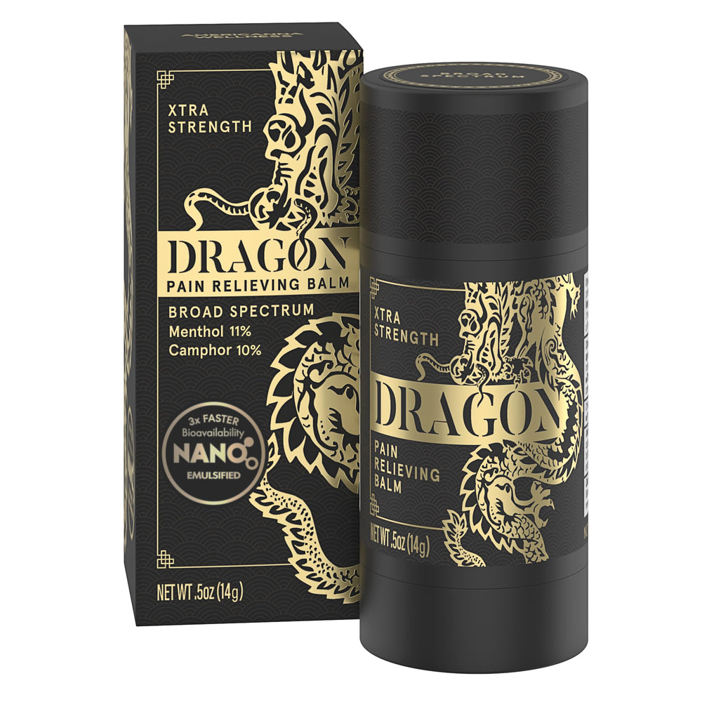 Americanna Wellness Dragon Balm rollerball closeup on skin showing smooth application and precise control