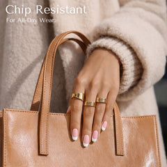 Ami Amour French tip on long nails showing full coverage