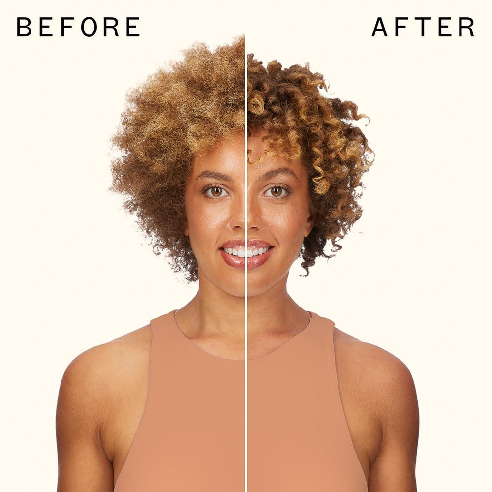 amika Curl Corps styled model waves showing bouncy, frizz-resistant curls