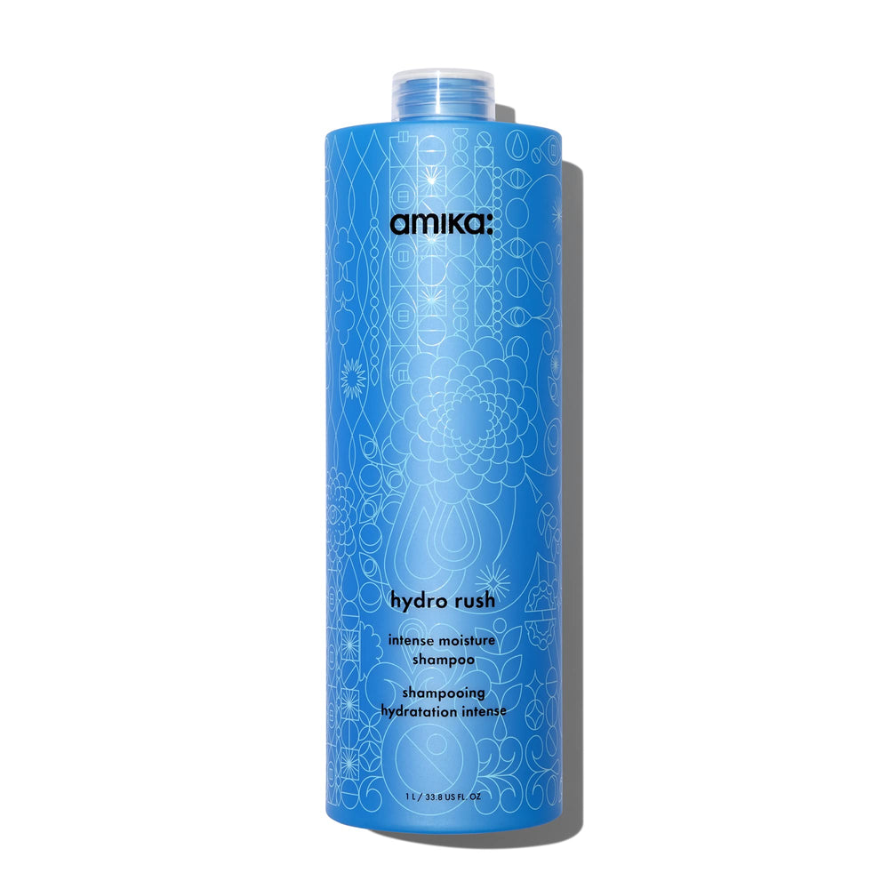 Amika front packaging 1000ml showing product and easy dispensing benefit