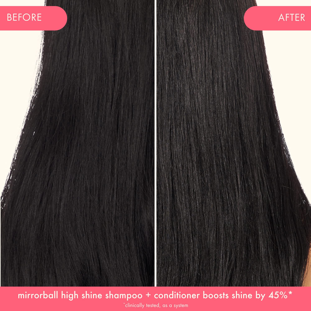 amika Mirrorball creamy foam texture demonstrating gentle lather and effective cleansing